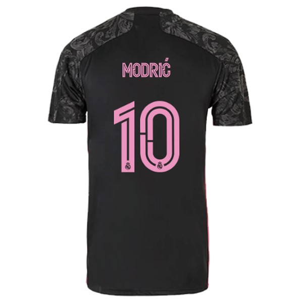 Trikot Real Madrid Ausweich NO.10 Modric 2020-21 Schwarz Fussballtrikots Günstig